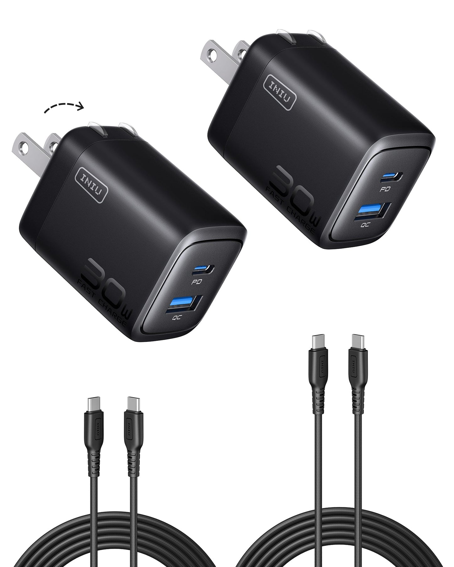 INIU A12-E1 Dual Port Charger 30W