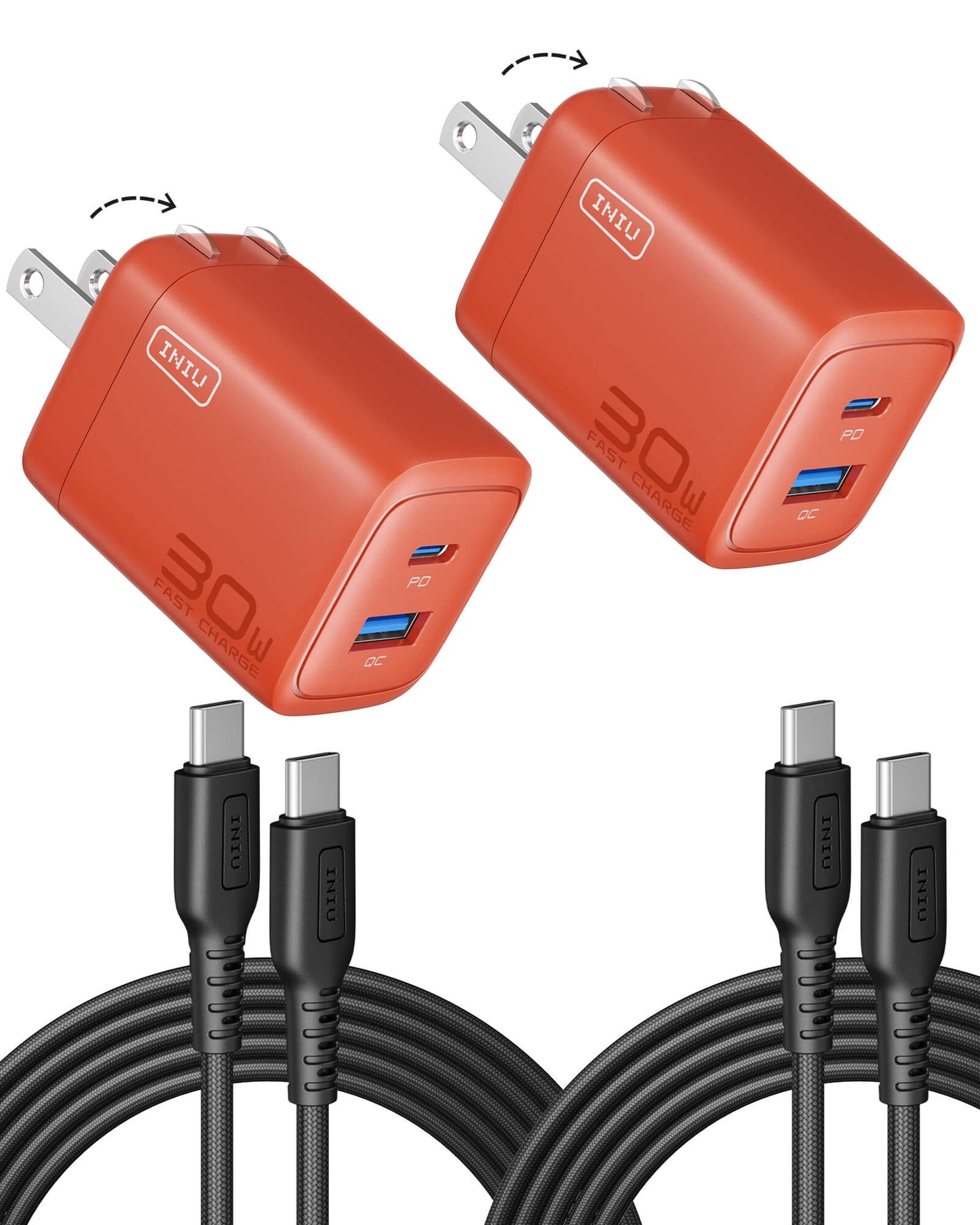 INIU A12-E1 Dual Port Charger 30W