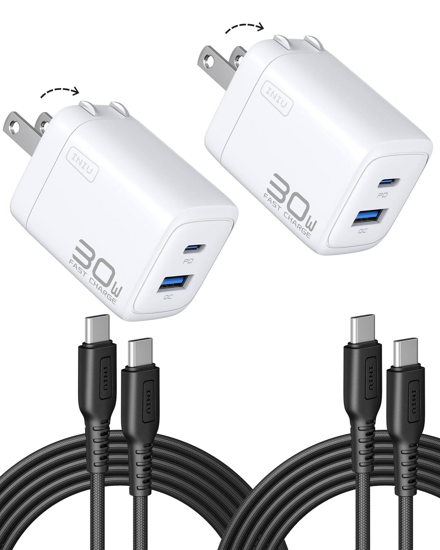 INIU A12-E1 Dual Port Charger 30W
