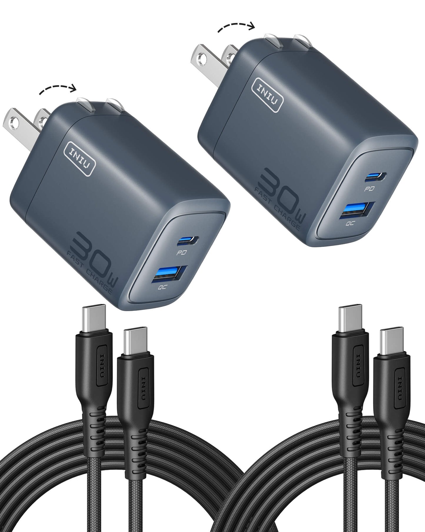 INIU A12-E1 Dual Port Charger 30W