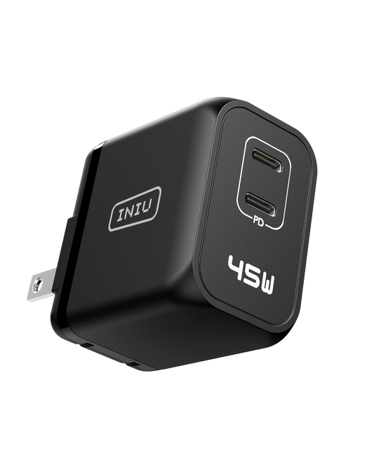 INIU I622 Dual Port USB-C GaN Fast Charger 45W