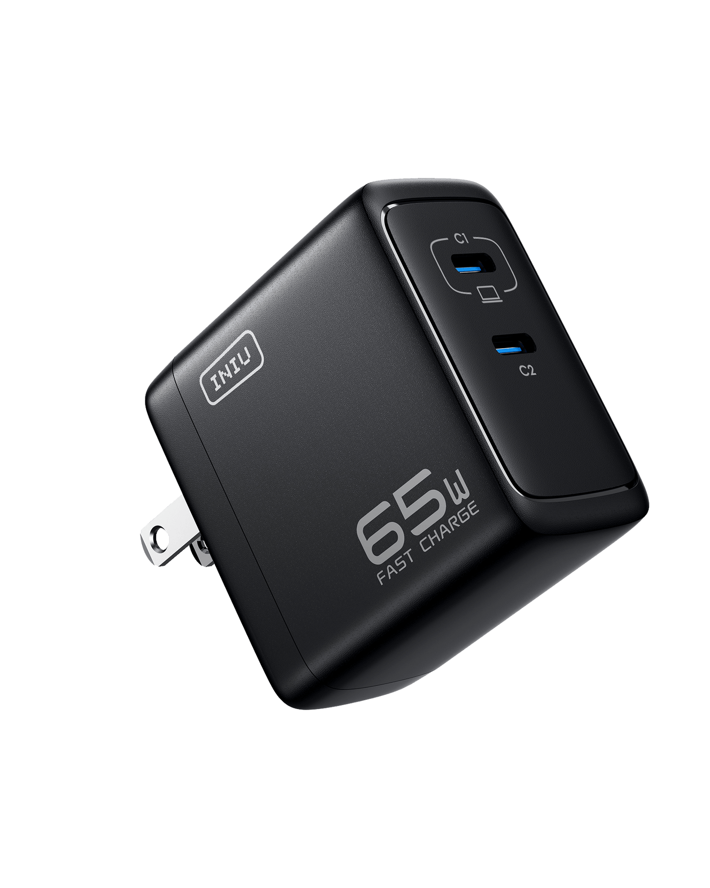 INIU I624 65W Dual Ports Wall Charger, GaN Material